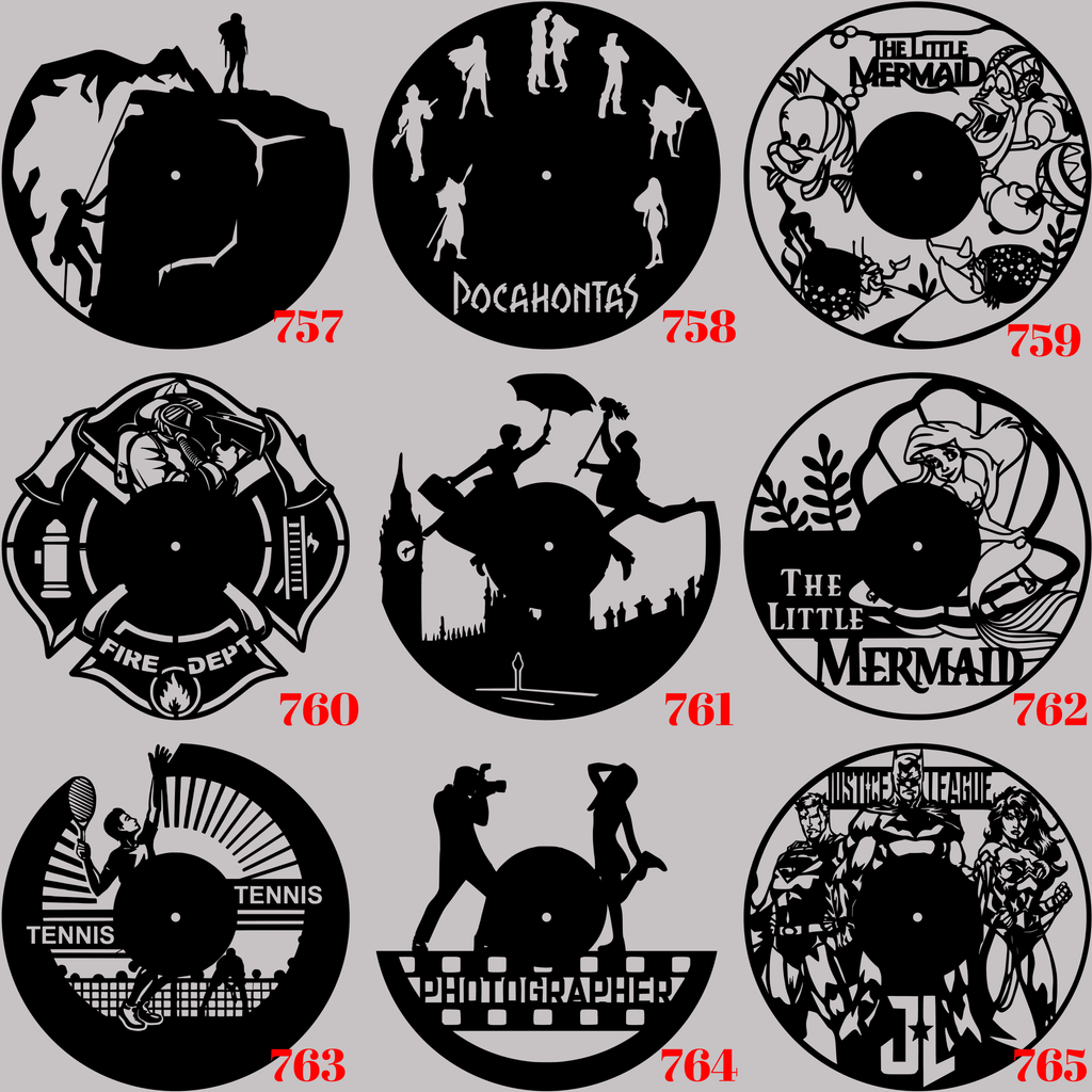 Horloge Vinyle