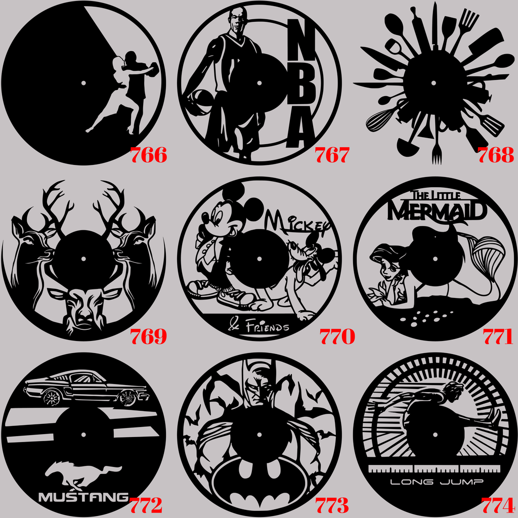Horloge Vinyle
