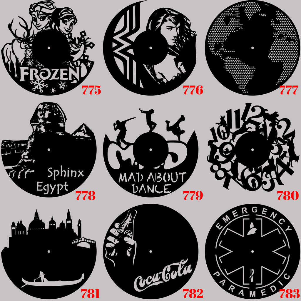 Horloge Vinyle