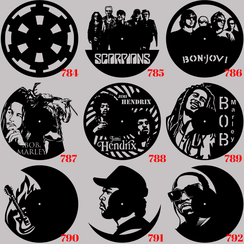 Horloge Vinyle