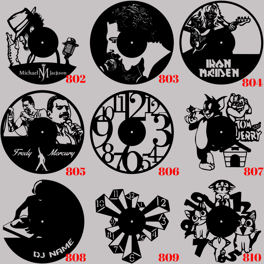 Horloge Vinyle