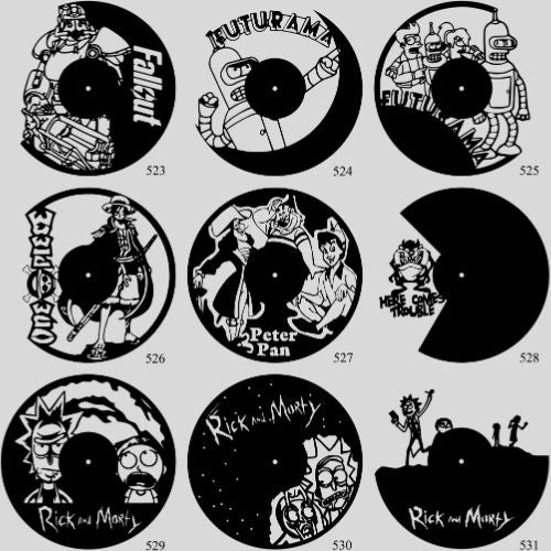Horloge Vinyle