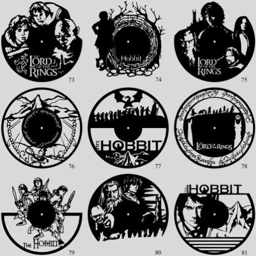 Horloge Vinyle