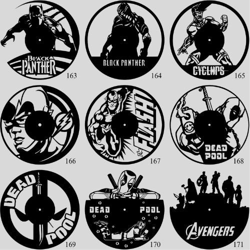 Horloge Vinyle