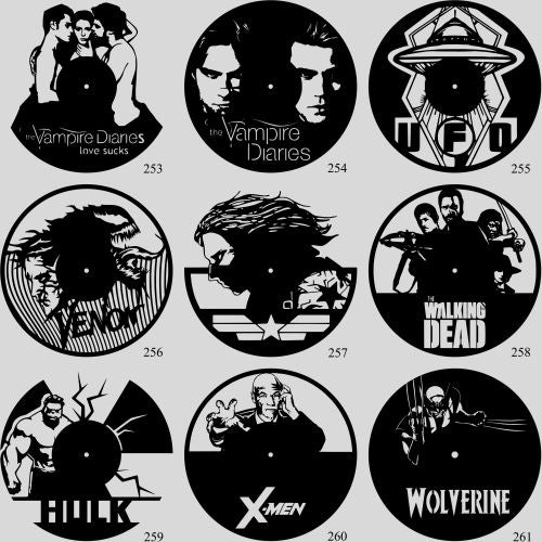 Horloge Vinyle